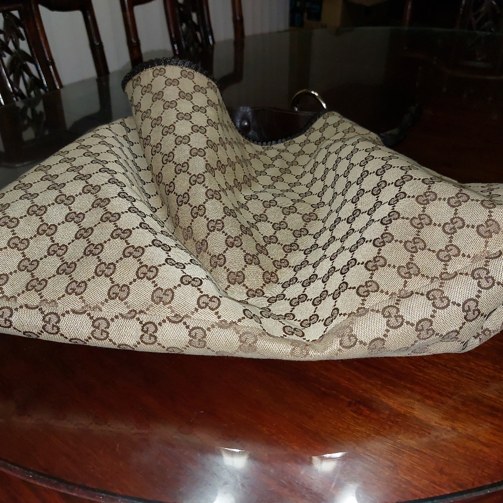 GUCCI LARGE HORSEBIT HOBO BAG - Picture 11 of 12